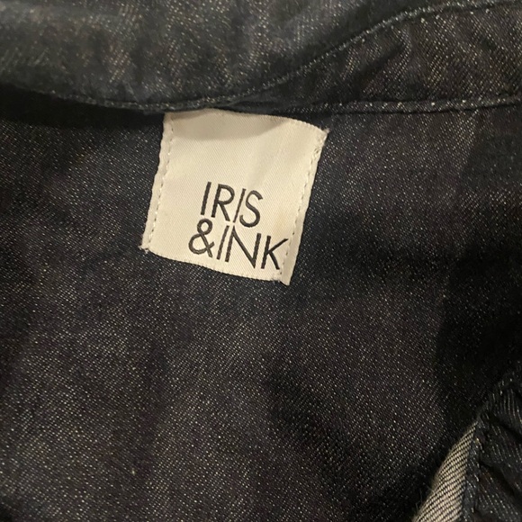 Iris and ink dark wash denim shirt dress - Picture 7 of 7